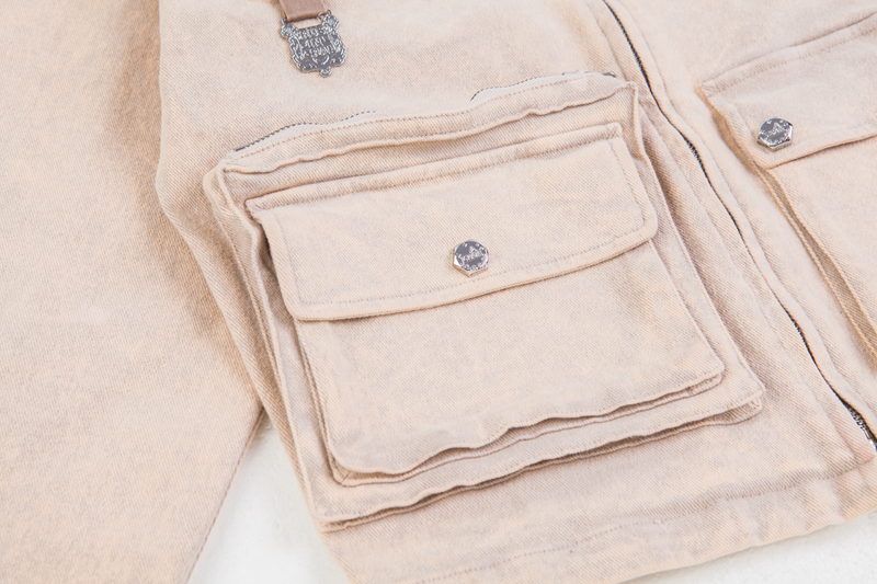 GRAF&WU Metal AK47 Angel Giraffe Military Multi-Pocket Jacket | Tactical Streetwear