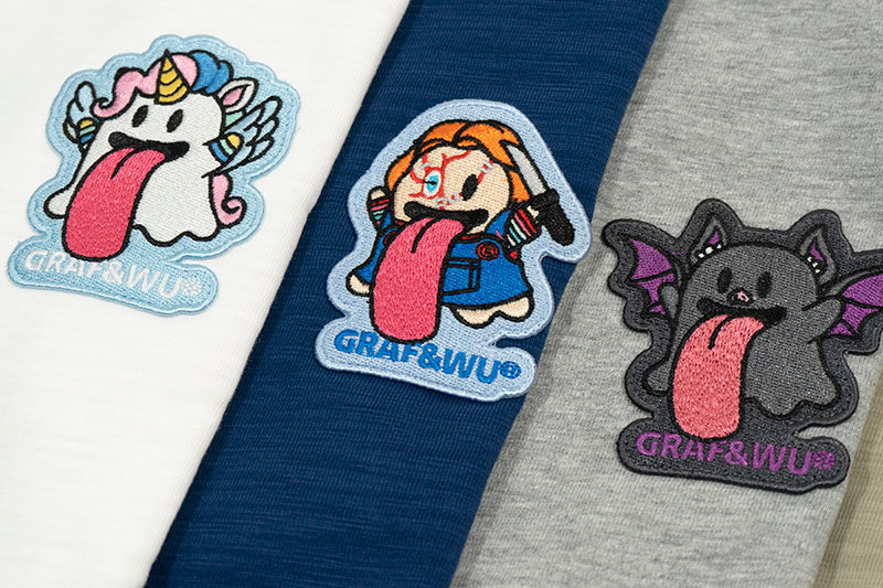 GRAF&WU Halloween Godzilla Unicorn Cute Ghost Long-sleeve Shirt