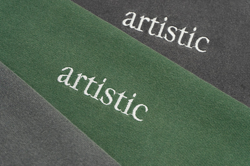 GRAF&WU Keep It Rare Hustle Hard Slogan Vintage Long-sleeve Shirt