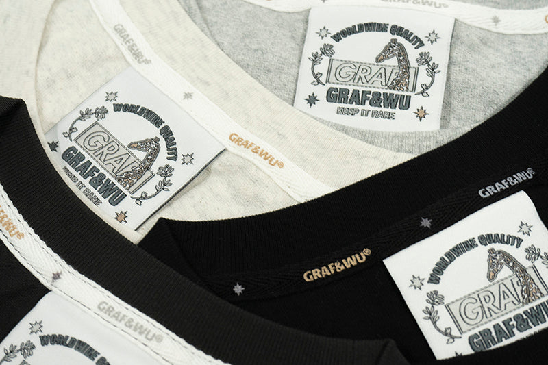 GRAF&WU G Letter Cute Ghost T-shirts