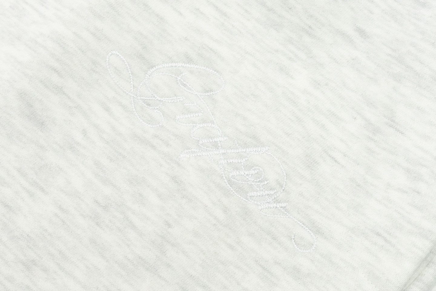 GRAF&WU Brand Letter Embroidered Loose Fleece Sweatpants