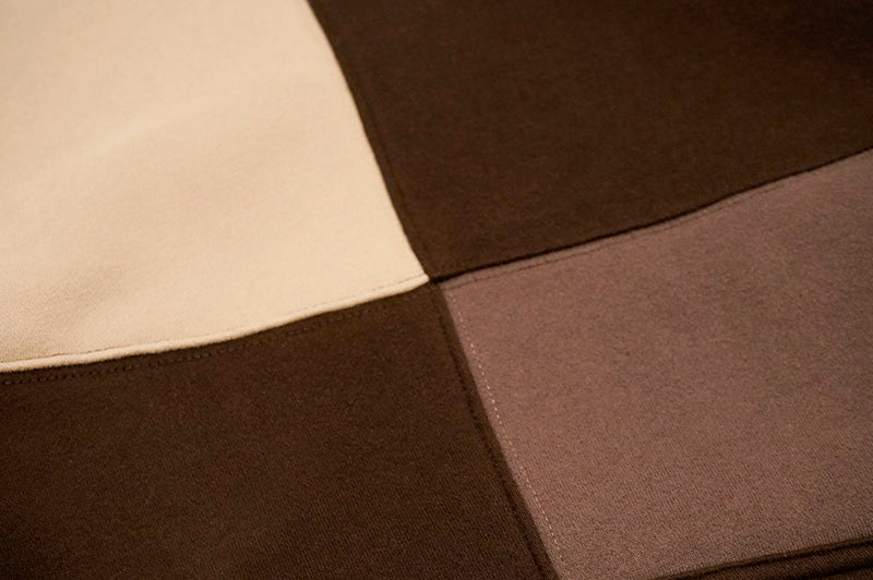 GRAF&WU Letters Embroidered Fashion Design Oversize Fleece Hoodie