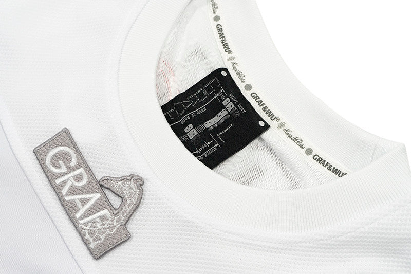 GRAF&WU Old School 88 Blokecore Streetwear Jersey Short-Sleeve T-Shirt
