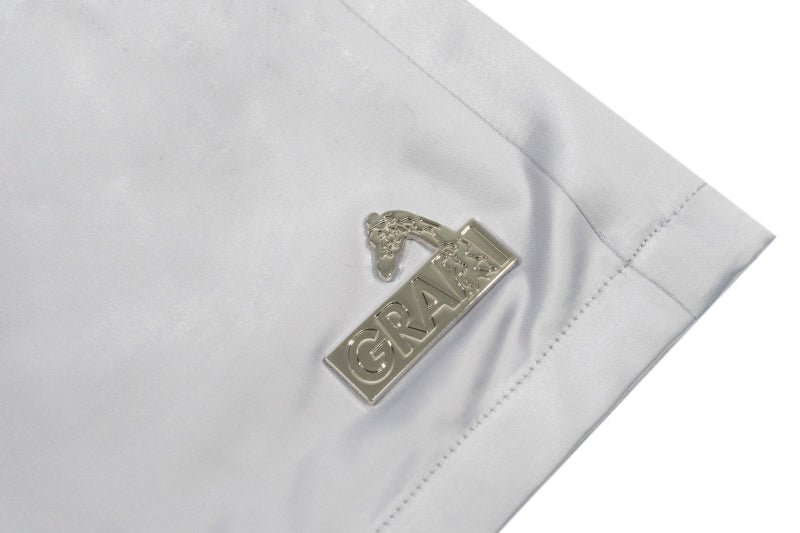 GRAFWU AK47 Angel Acetate Satin Shorts