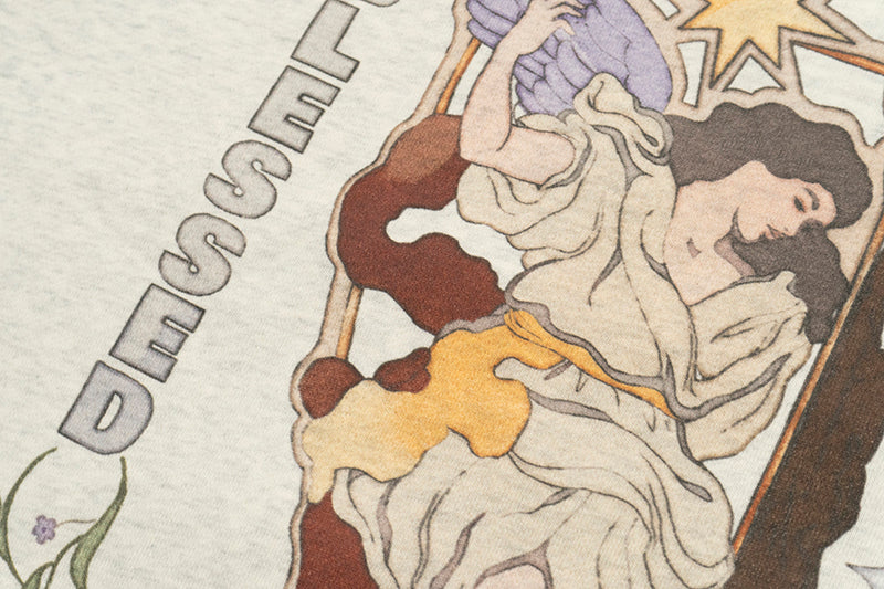 GRAF&WU AK47 Angel Goddess Blessing Floral Fleece Hoodie