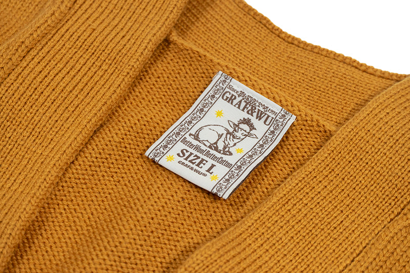 GRAF&WU Winter Vibe Wool Letter man Sweater Knitwear