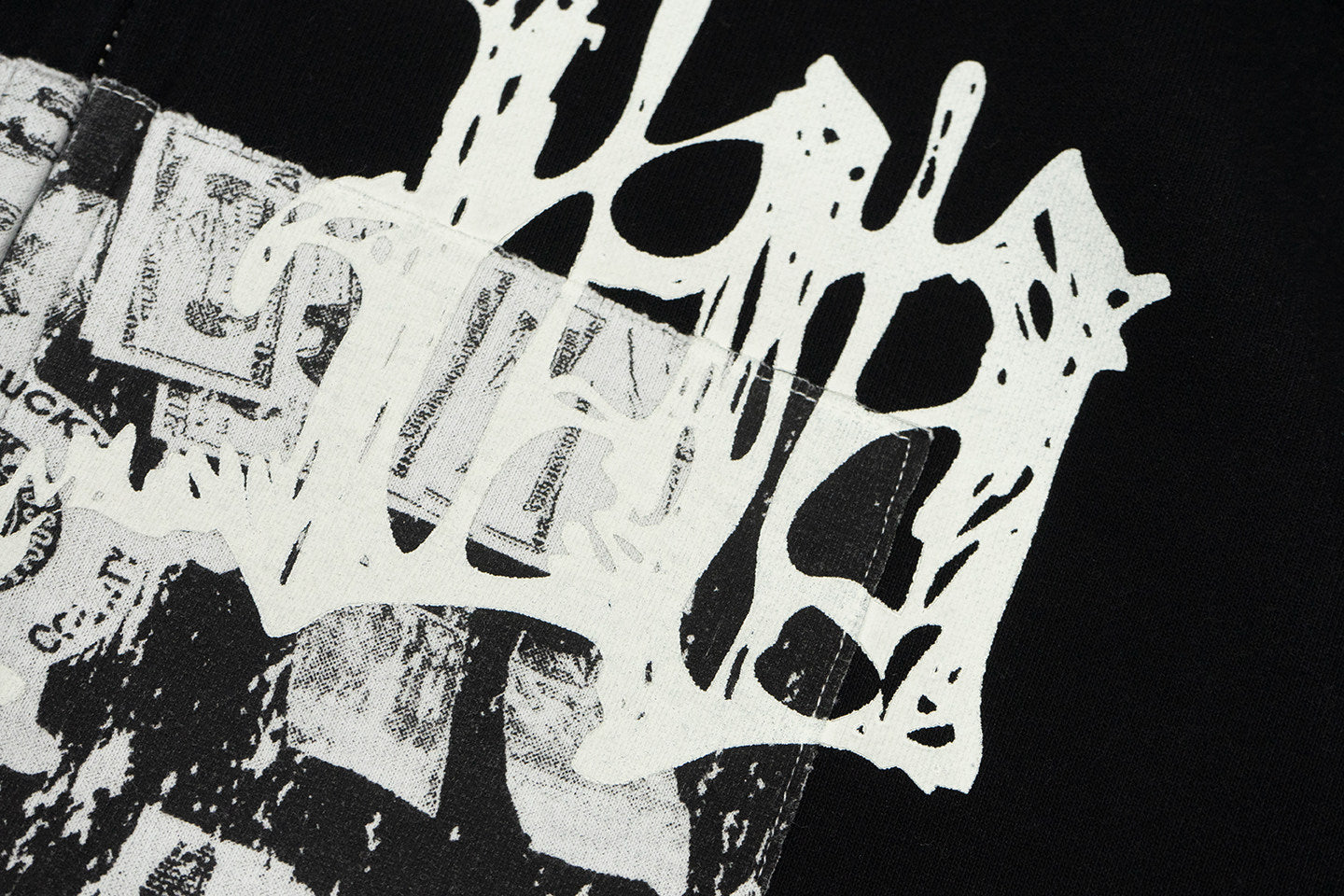 GRAF&WU Grunge Graphic Aesthetic Streetwear Zip-Up Hoodie