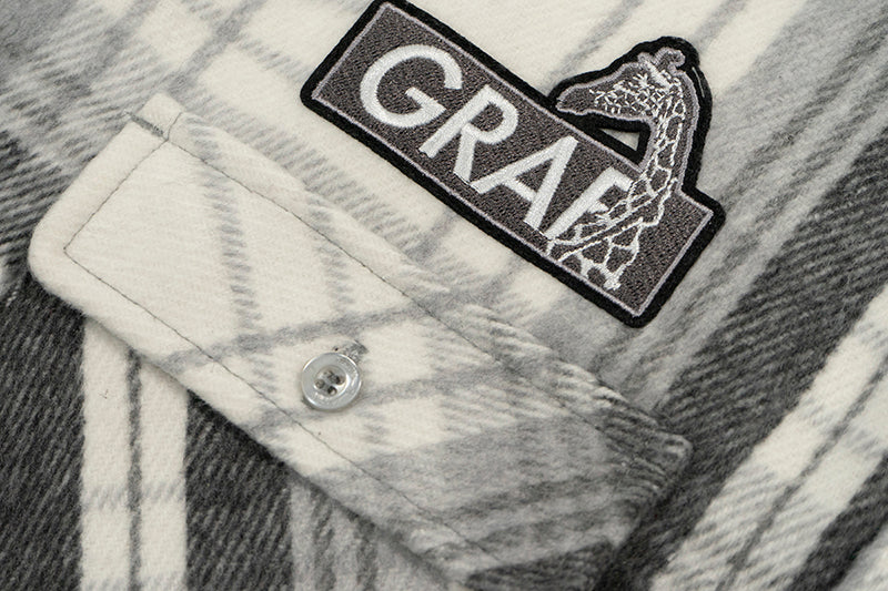 GRAF&WU Brand Keep It Real Embroidered Streetwear Fashion Shirt