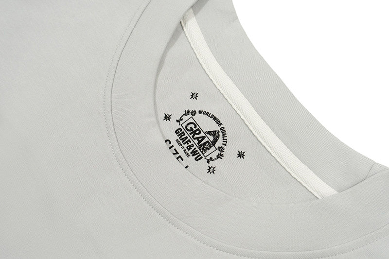 GRAF&WU Essential Slim Fit Long Sleeve Tee | Unisex Basic Streetwear