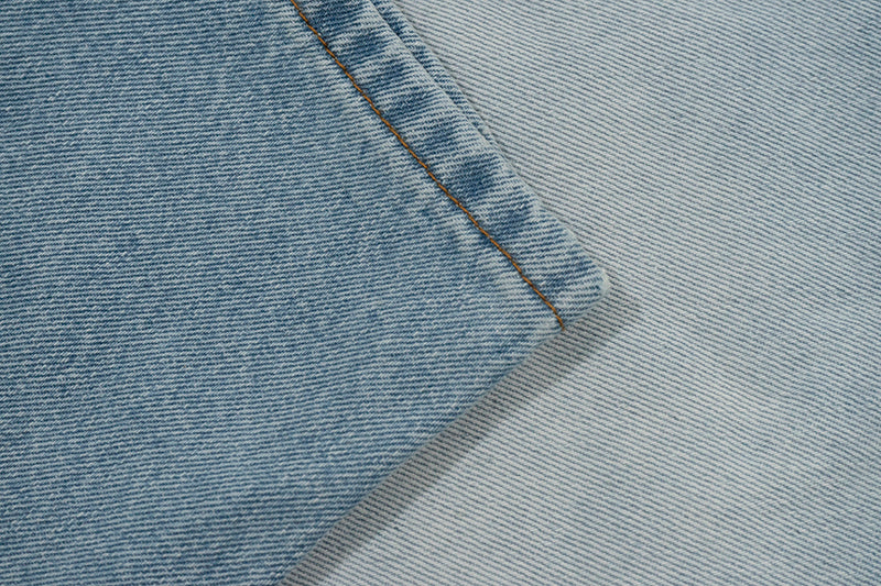 GRAFWU Light Blue Oversized Jeans