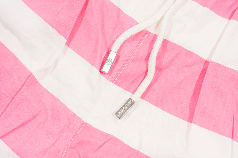 GRAF&WU Embroidered Striped Shorts Casual Summer Streetwear