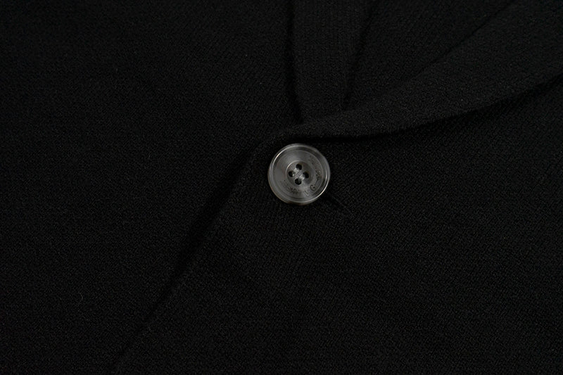 GRAF&WU Jacket Streetwear Brand Embroidered Knitted Suit Coat