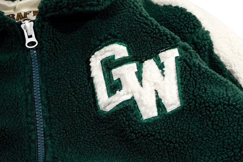 GRAF&WU Polar Fleece Coat Extra Thick Warm Unisex Jacket