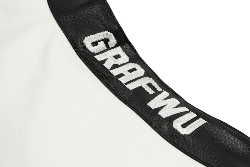 GRAF&WU Racing Gascar Series Retro Leather Jacket