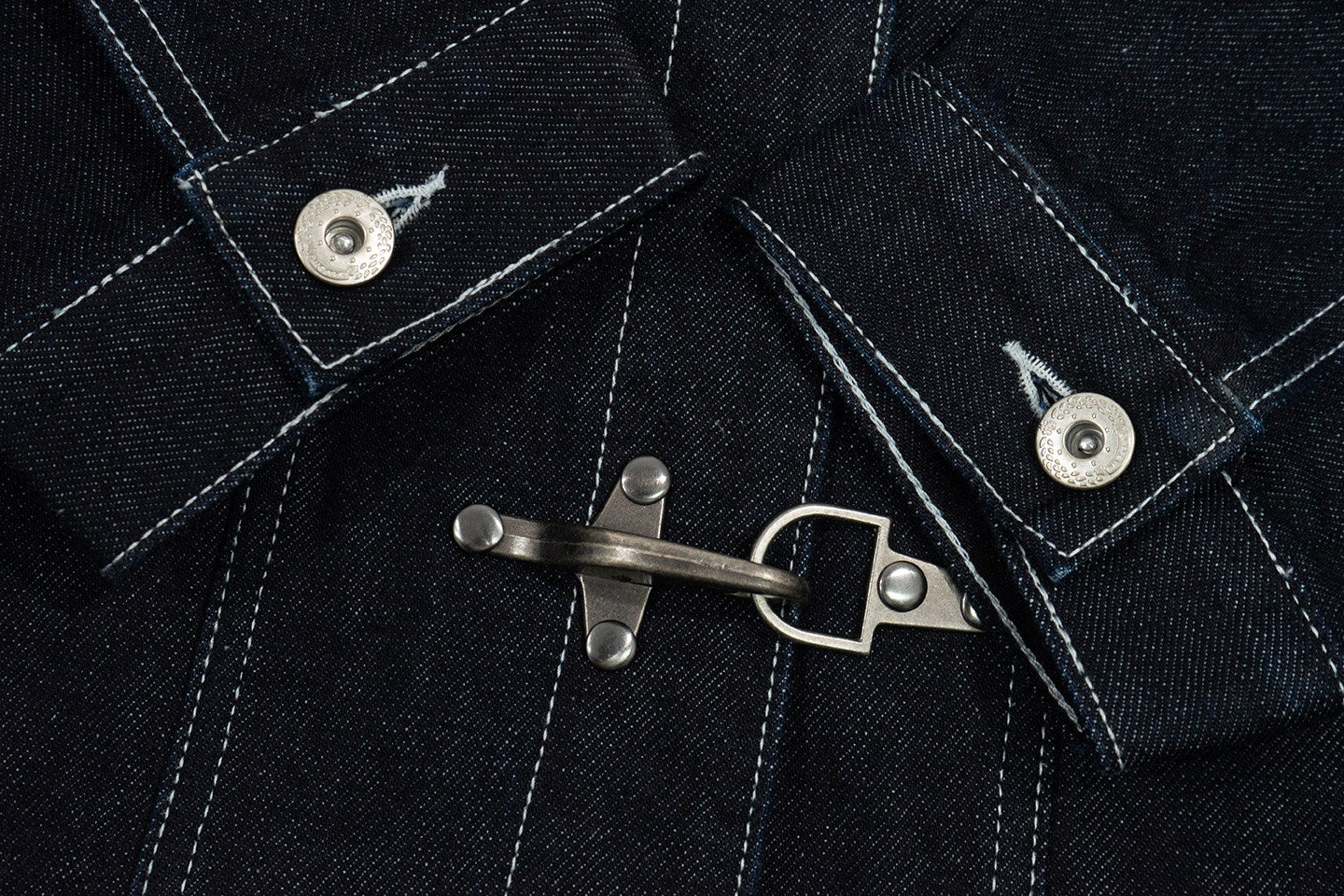 GRAF&WU Letter Embroidery Fashion Lobster Button Design Casual Jacket