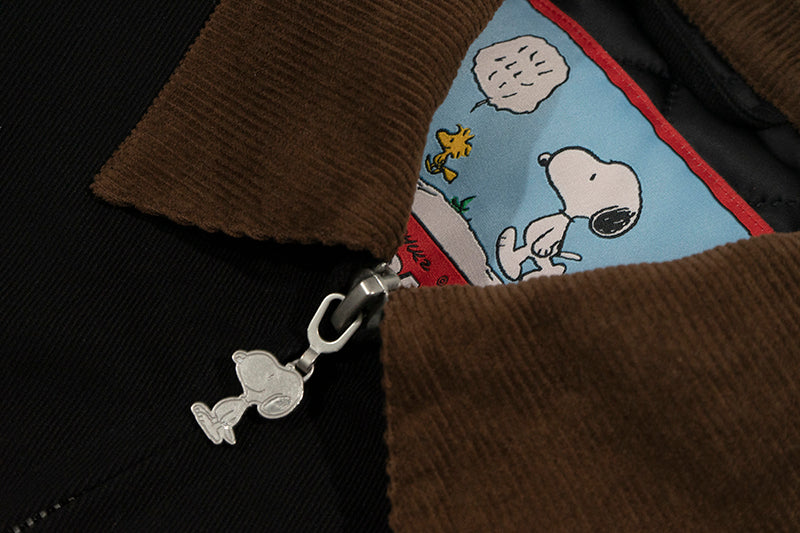 GRAF X PEANUTS Paper Bag Over Head Social Anxiety Barn Jacket
