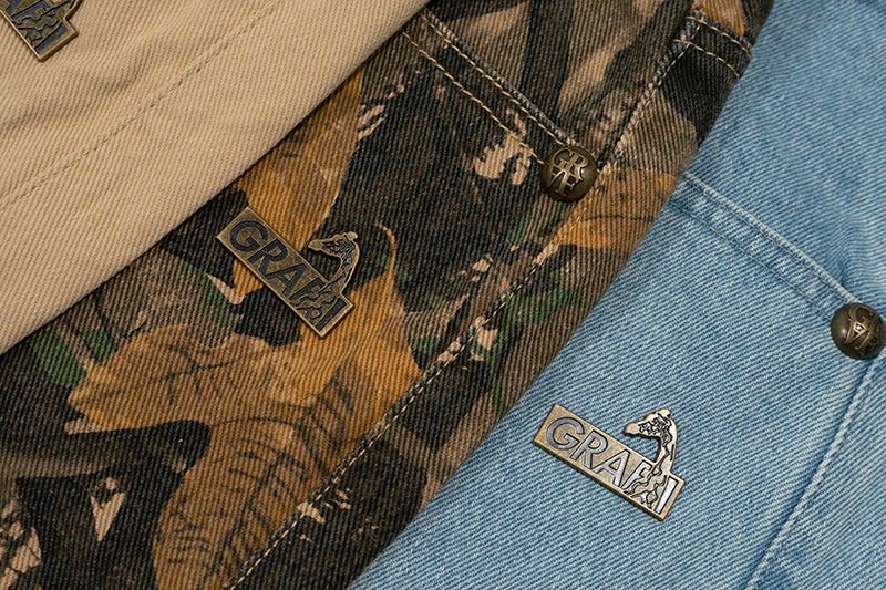 GRAF&WU Shorts Tree Branch Camouflage Ripped Pants Metal Copper Label Ak47 Angel Giraffe Lumberjack Shorts Casual Hip Hop Cargo Shorts