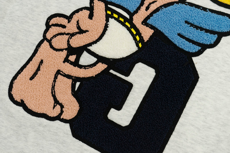 GRAF&WU Angel G Devil W Towel Embroidery Hoodie