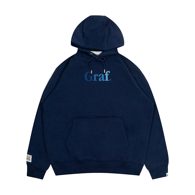 GRAF&WU Gradient Graf Fleece Oversized Streetwear Hoodie