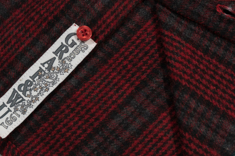 GRAF&WU LipSycn Streetwear Plaid West Coast Brushed Shirt