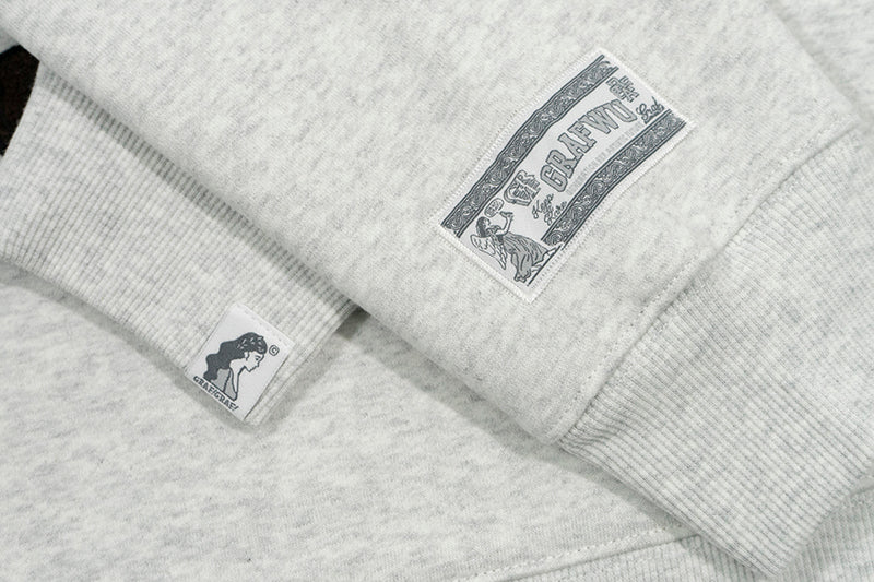 GRAF&WU Love Hate Angels Demons Giraffe Fleece Sweatshirt