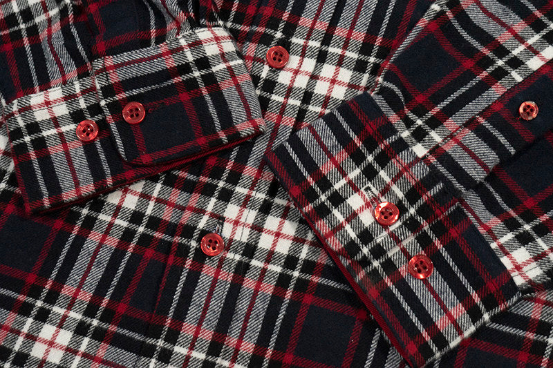GRAF&WU Racing-themed Embroidered Streetwear Loose Brushed Shirt