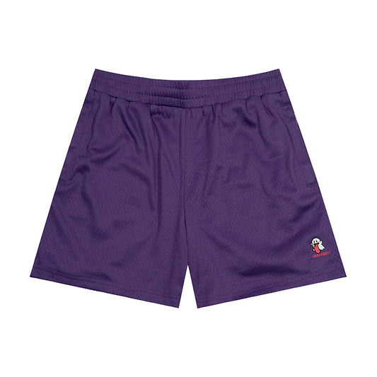 GRAFWU OG Cute Ghost Loose Mesh Sports Shorts
