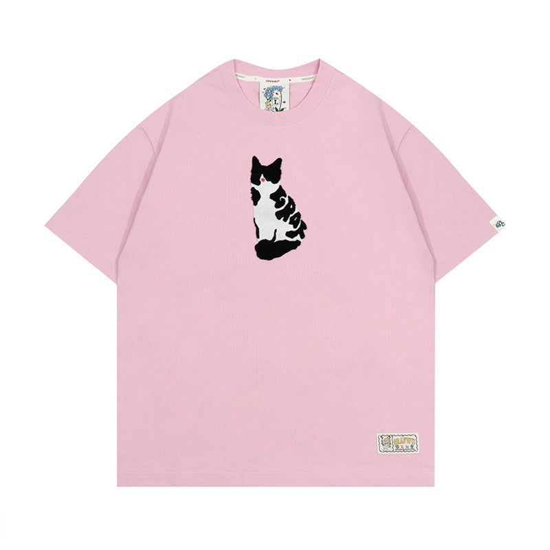 GRAF&WU Cow Cat Fashion T-Shirts