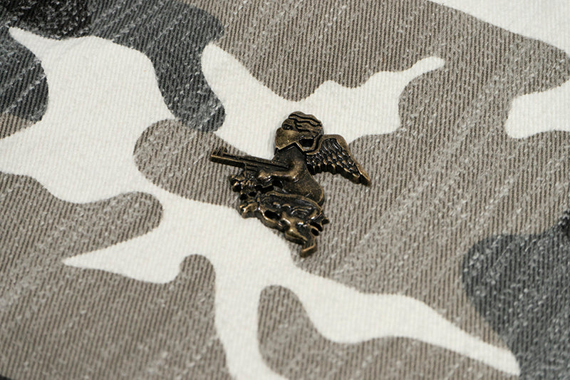 GRAF&WU Vintage Camouflage Leopard Pattern Thick Jacket