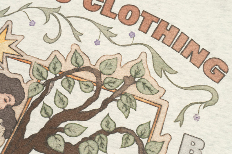 GRAF&WU AK47 Angel Goddess Blessing Floral Fleece Hoodie