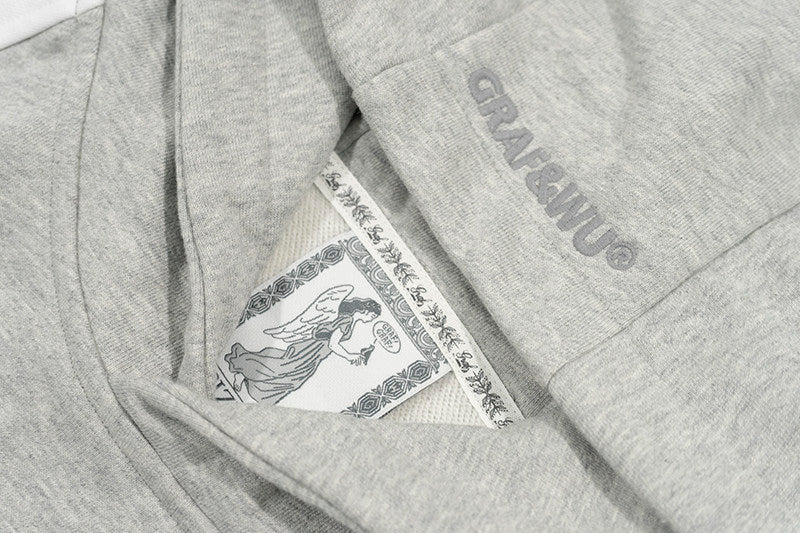 GRAF&WU Football Style Fashion Embroidered Hoodie