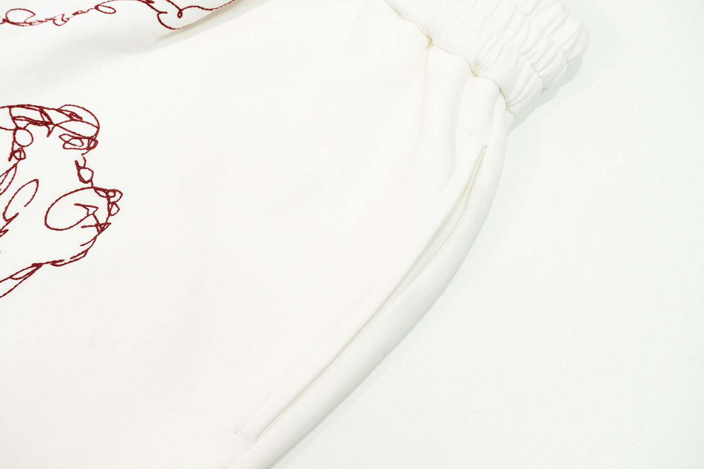 GRAF&WU Skeletal Leg Bone Graphic Print Streetwear Joggers