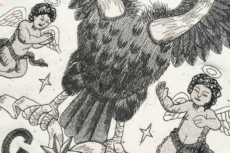 GRAF&WU Vultures Angel Graphic Hoodie Aesthetic Sweatshirt