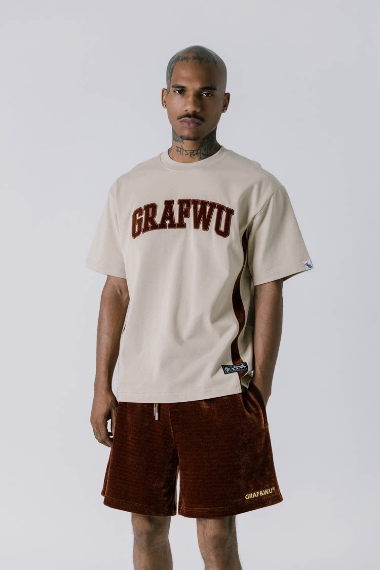 GRAF&WU Brand Letter Fashion Streetwear T-shirt