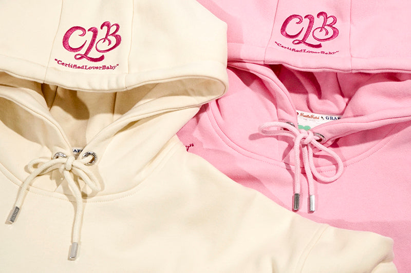 GRAF&WU Certified Lover Baby Embroidered Loose Fleece Hoodie
