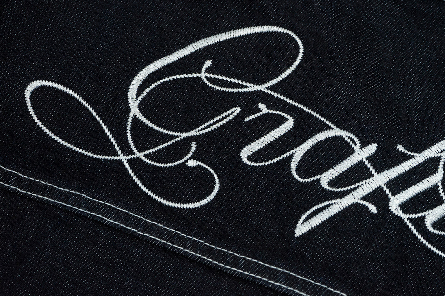 GRAF&WU Letter Embroidery Fashion Lobster Button Design Casual Jacket