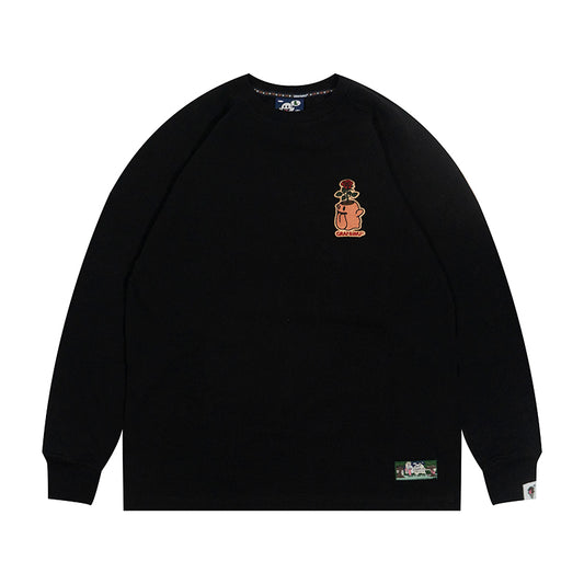 GRAFWU FlowerShop BooGhost 2.0 floral embroidery Sweatshirt