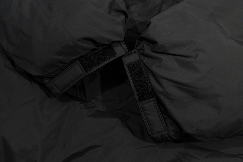 GRAF&WU Blokecore Floral Embroidery Thick Cotton-padded Coat