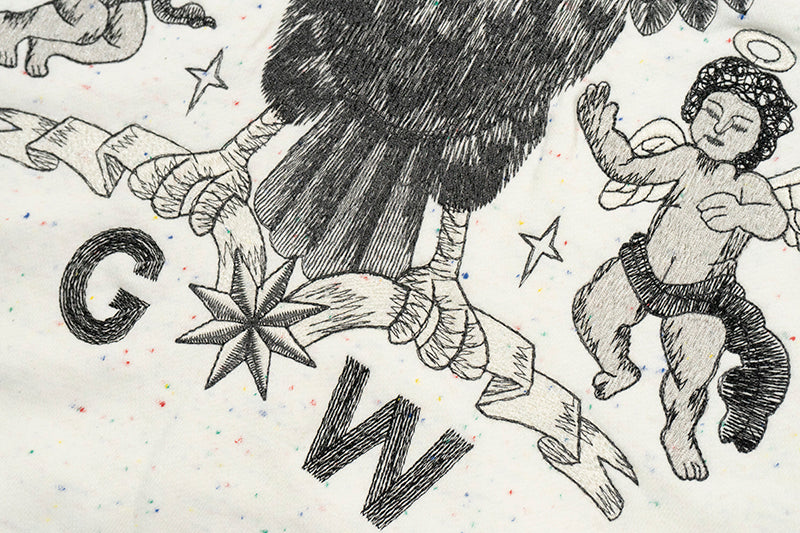 GRAF&WU Vultures Angel Graphic Hoodie Aesthetic Sweatshirt