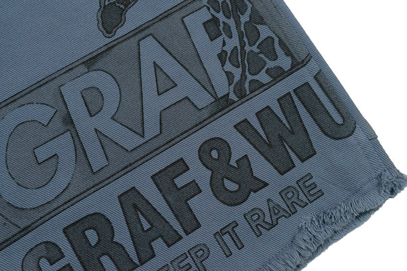 GRAF&WU Vintage Distressed Cargo Shorts | Giraffe Floral Canvas