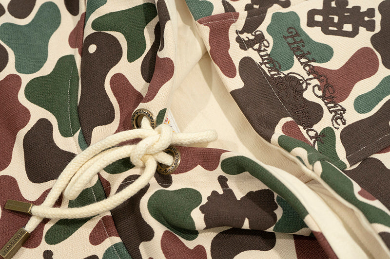 GRAF&WU Hidden Attack Multi-color Camouflage Oversize Hoodie