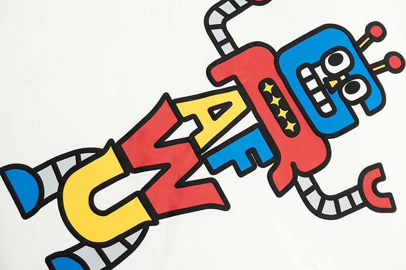 GRAF&WU Robot Pattern design T-shirts