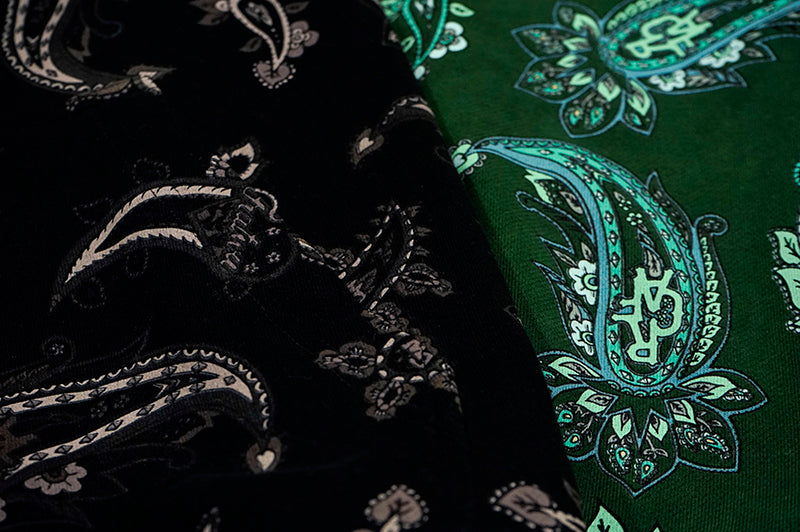 GRAF&WU Paisley 2.0 Illustrated Art Printed Fleece Hoodie