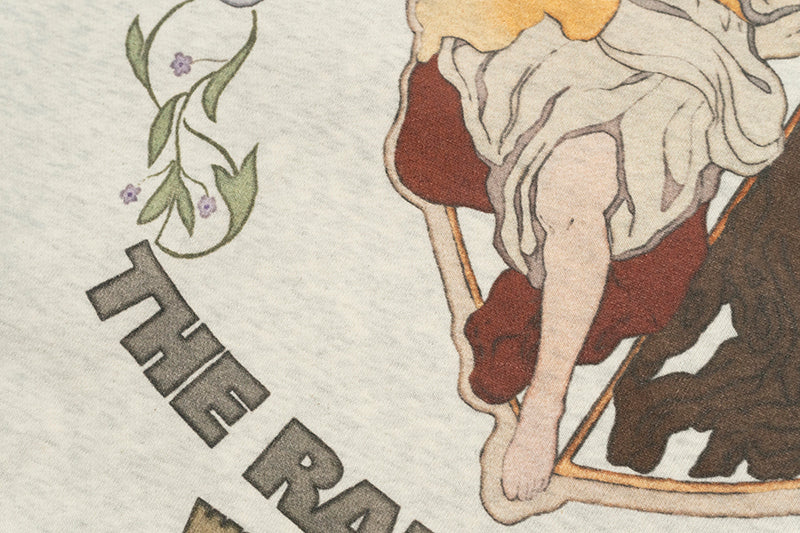 GRAF&WU AK47 Angel Goddess Blessing Floral Fleece Hoodie