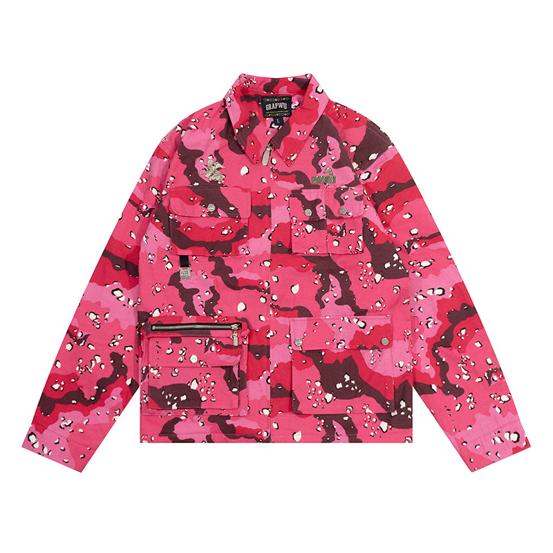 GRAF&WU Metal AK47 Angel Giraffe Camouflage Jacket