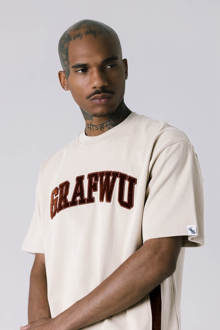 GRAF&WU Brand Letter Fashion Streetwear T-shirt
