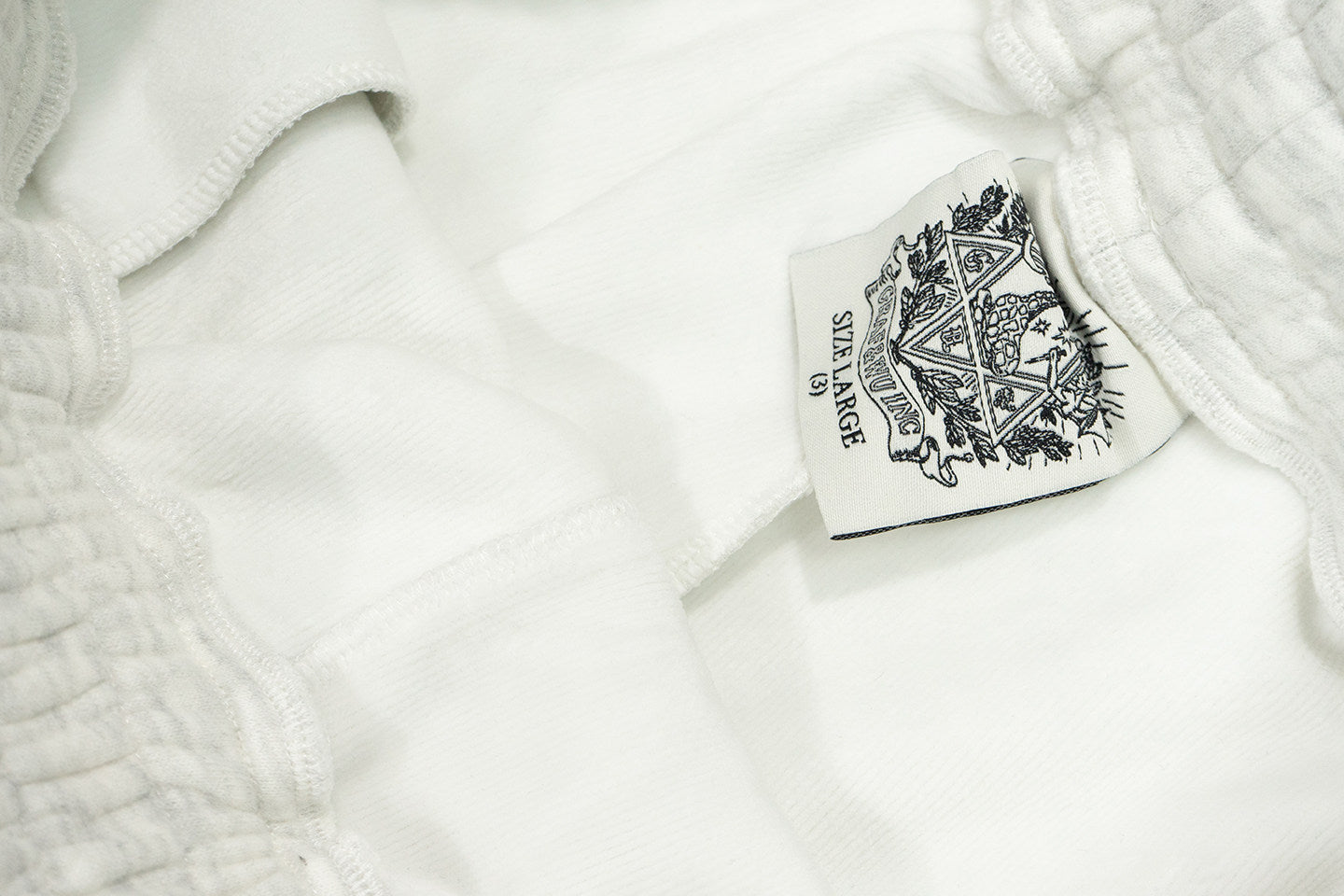 GRAF&WU Brand Letter Embroidered Loose Fleece Sweatpants
