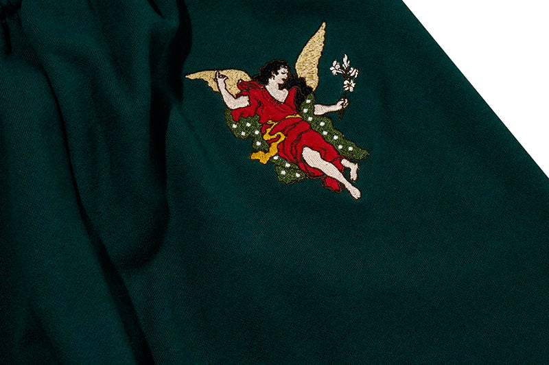 GRAF&WU Angel Goddess Ice Cream Vintage Women Casual Trousers