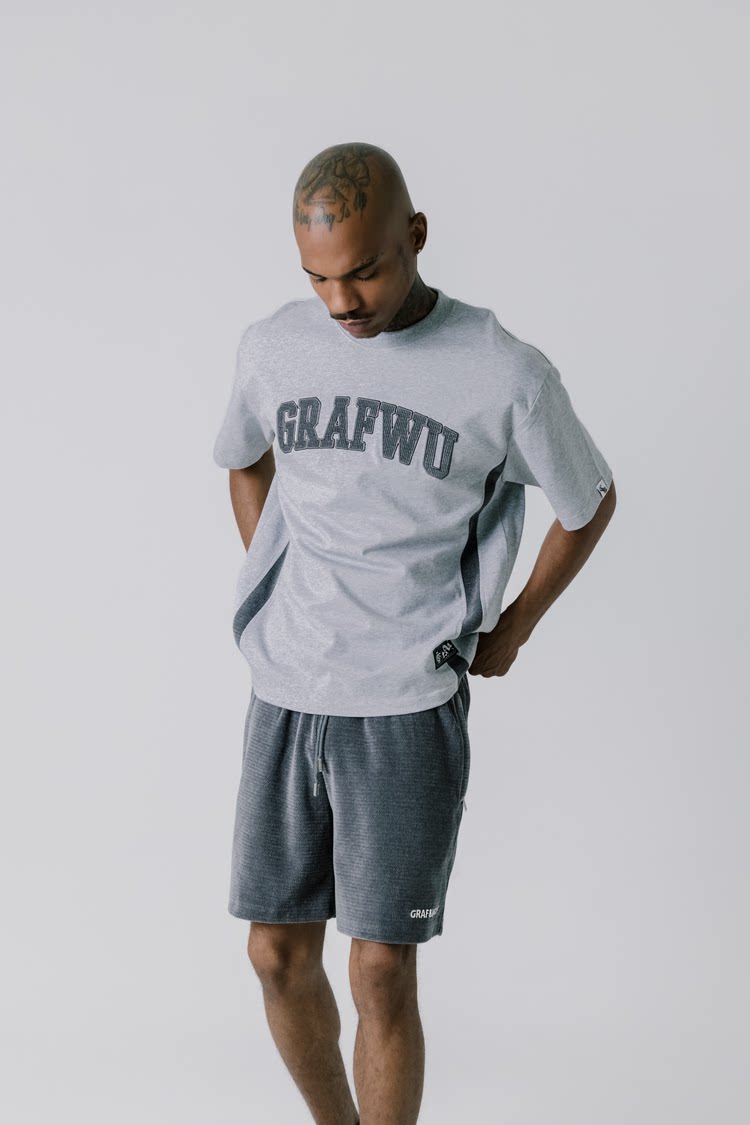 GRAF&WU Brand Letter Fashion Streetwear T-shirt