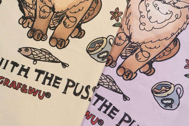 GRAF&WU Play With Pu$$y Letter Women T-Shirts